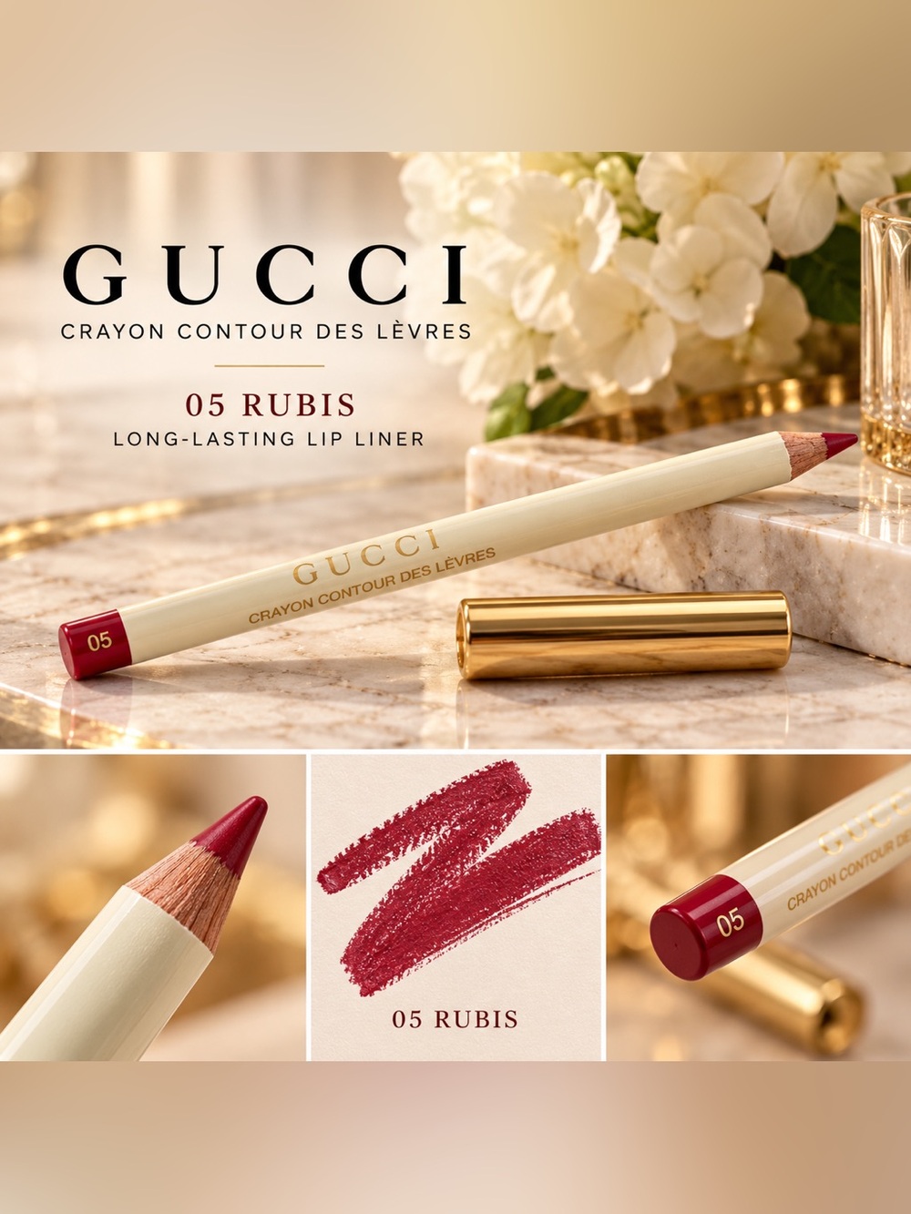 Gucci Crayon Contour des Lèvres Lip Liner 05 Rubis- NIB never used